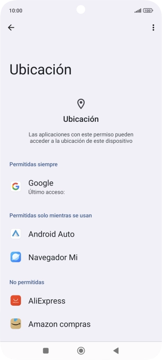 Pulsa la app deseada.