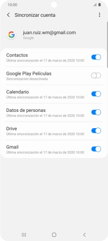 Pulsa la tecla de inicio para terminar y regresar a la pantalla de inicio.