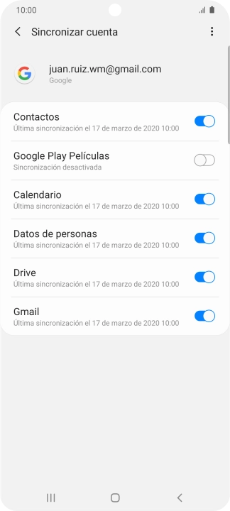 Pulsa la tecla de inicio para terminar y regresar a la pantalla de inicio.