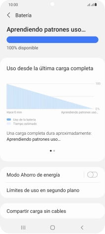Pulsa Modo Ahorro de energía.
