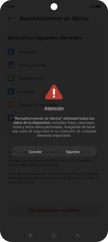 Pulsa Siguiente.