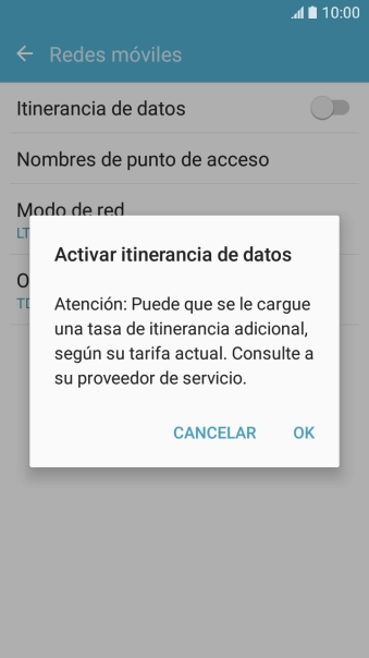 Si activas la función, pulsa OK.