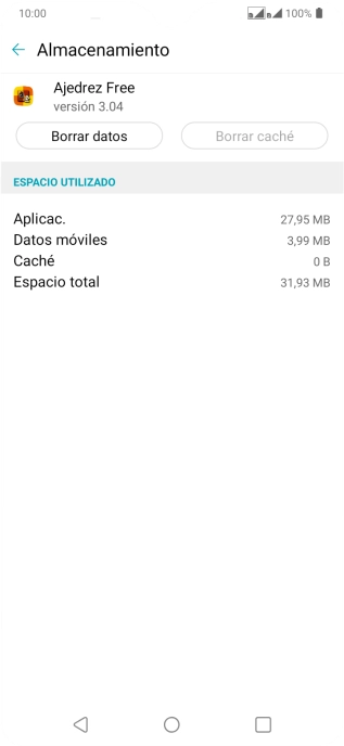 Pulsa la tecla de inicio para terminar y regresar a la pantalla de inicio.