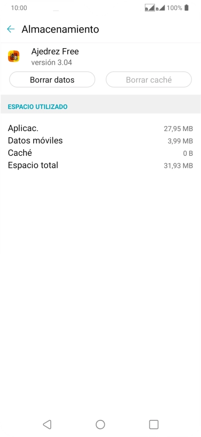 Pulsa la tecla de inicio para terminar y regresar a la pantalla de inicio.
