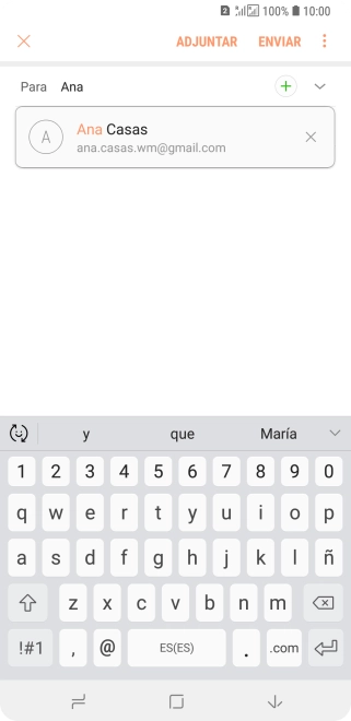 Pulsa el contacto deseado.