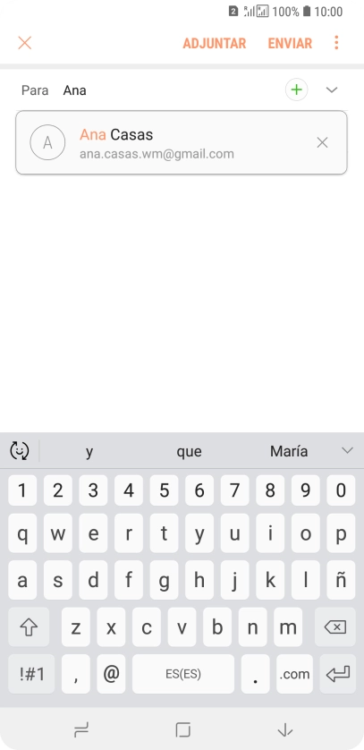 Pulsa el contacto deseado.