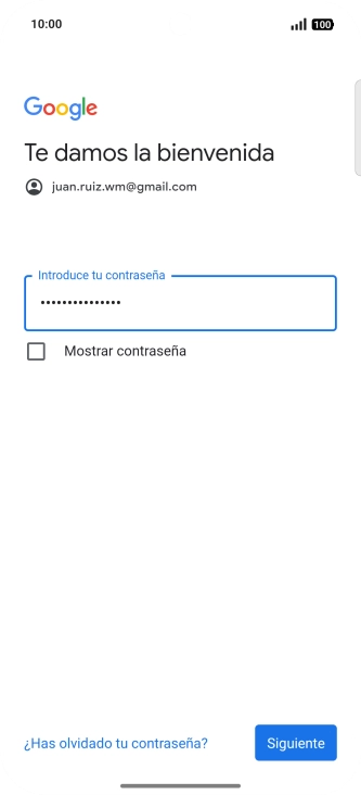 Pulsa Siguiente.