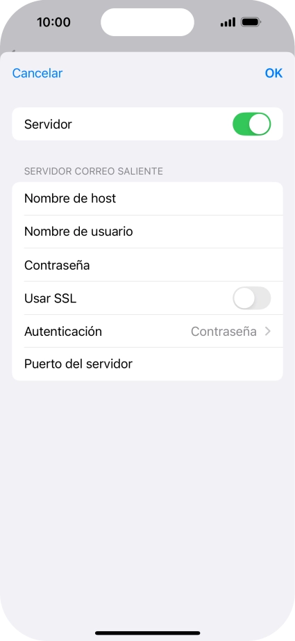 Pulsa el indicador junto a 