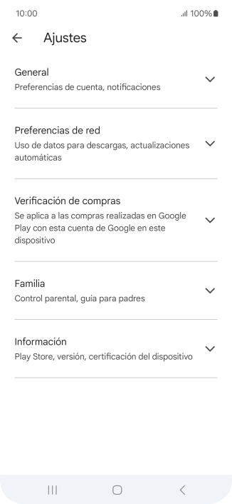 Pulsa Preferencias de red.