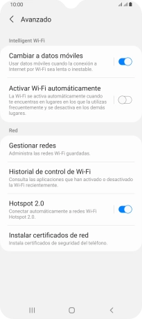 Pulsa el indicador junto a 