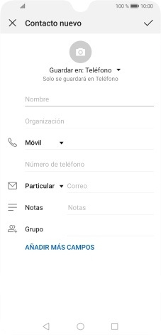 Pulsa la lista desplegable de la guía.