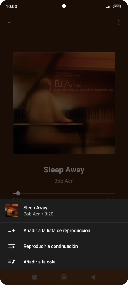 Pulsa Añadir a la lista de reproducción.