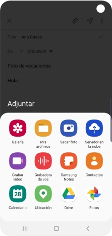 Pulsa Mis archivos y desplázate a la carpeta deseada.