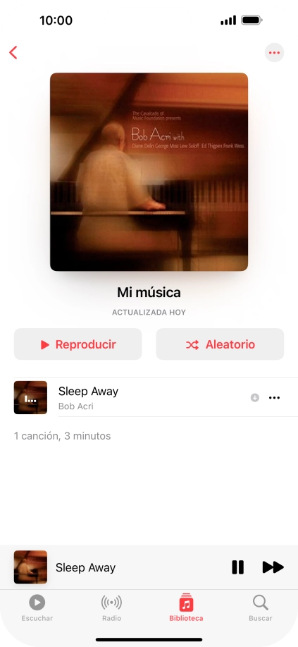 Pulsa el título de la canción.
