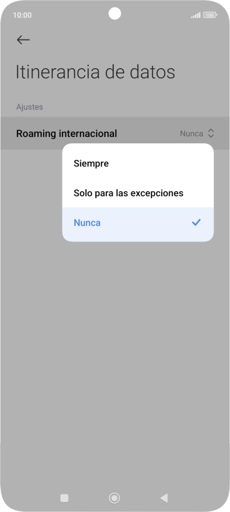 Pulsa el ajuste deseado para activar o desactivar la función.