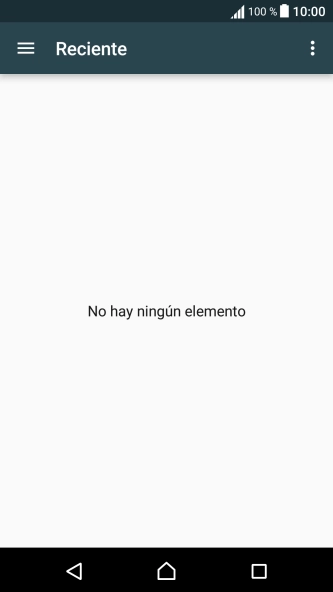 Desliza el dedo hacia la derecha desde la parte izquierda de la pantalla.