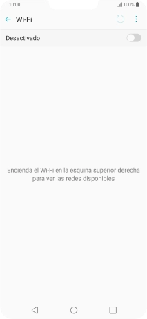 Pulsa el indicador para activar la función.