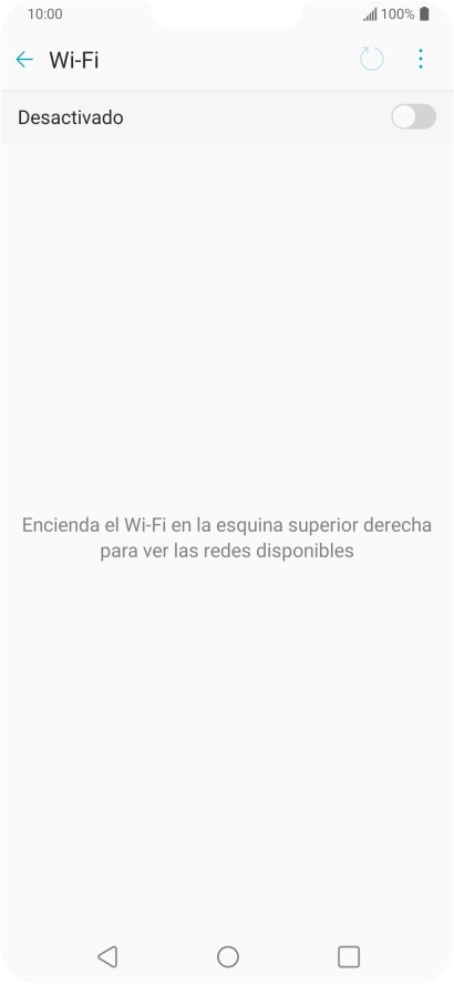 Pulsa el indicador para activar la función.