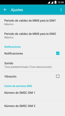 Pulsa la tarjeta SIM deseada bajo 