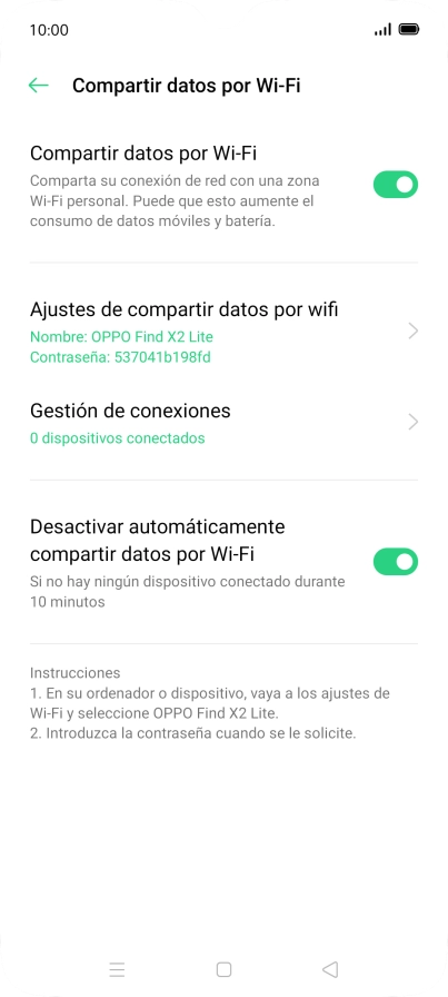 Pulsa la tecla de inicio para terminar y regresar a la pantalla de inicio.
