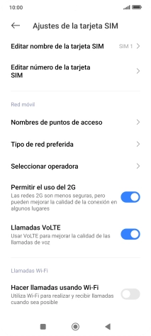 Pulsa Seleccionar operadora.
