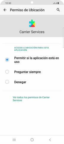 Pulsa el ajuste deseado.