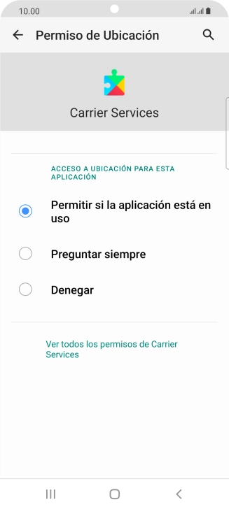 Pulsa el ajuste deseado.