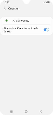 Pulsa Añadir cuenta.