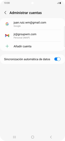 Pulsa el indicador junto a 