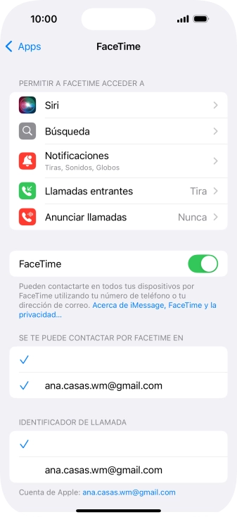 Pulsa el indicador junto a 