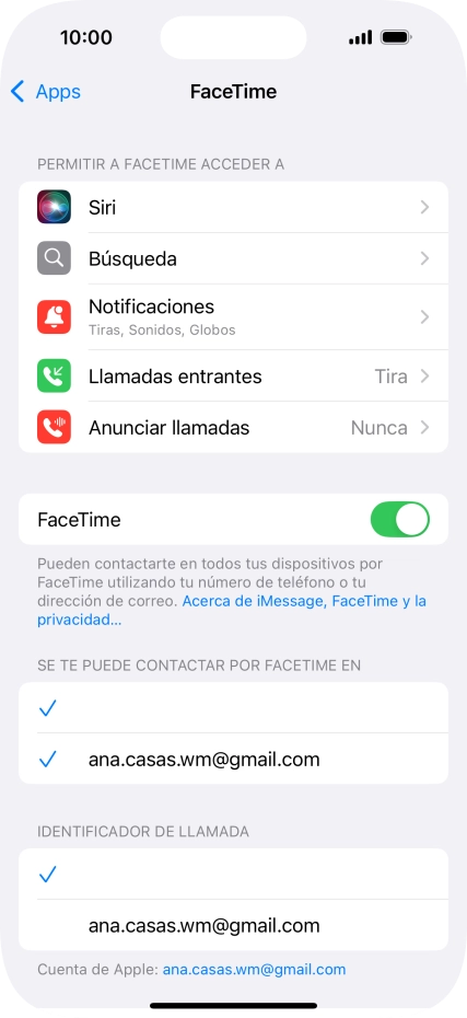 Pulsa el indicador junto a 