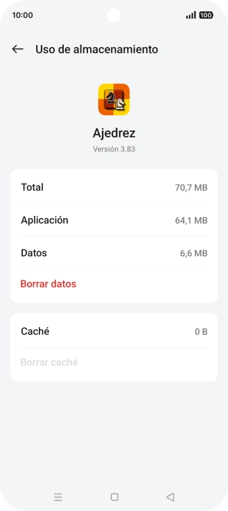 Pulsa la tecla de inicio para terminar y regresar a la pantalla de inicio.