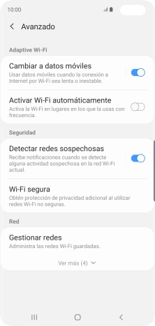 Pulsa el indicador junto a 