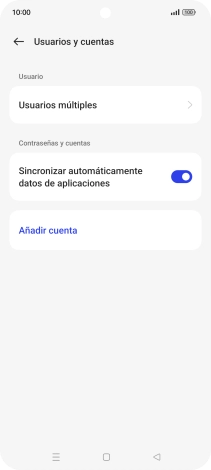 Pulsa Añadir cuenta.