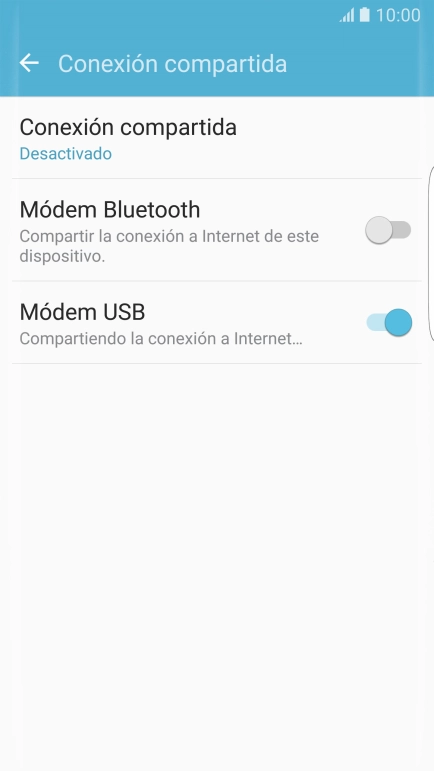 Pulsa la tecla de inicio para terminar y regresar a la pantalla de inicio.