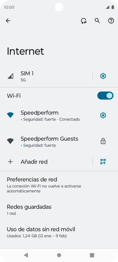 Pulsa la tecla de inicio para terminar y regresar a la pantalla de inicio.