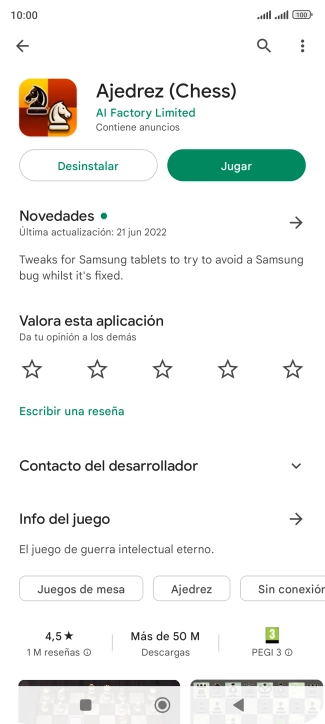 Pulsa la tecla de inicio para terminar y regresar a la pantalla de inicio.