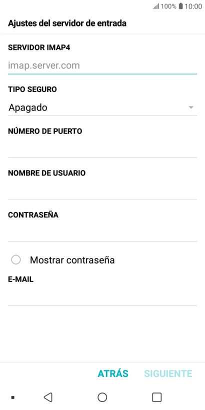 Pulsa en el campo bajo 