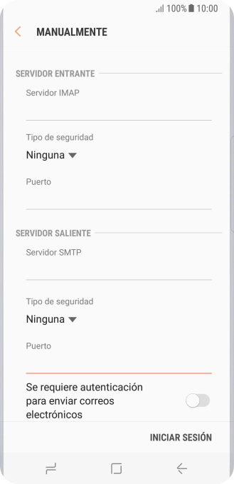 Pulsa INICIAR SESIÓN.