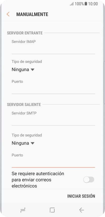 Pulsa INICIAR SESIÓN.