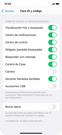 Pulsa el indicador junto a 