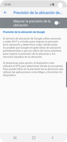 Pulsa el indicador junto a 