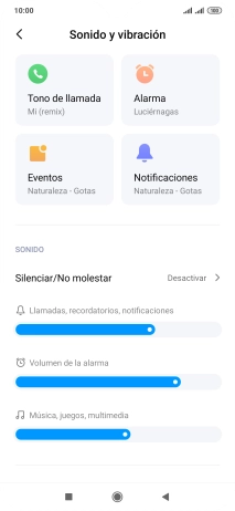 Pulsa Tono de llamada.