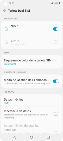 Pulsa el indicador junto a 