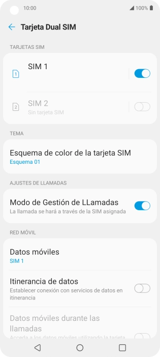 Pulsa el indicador junto a 