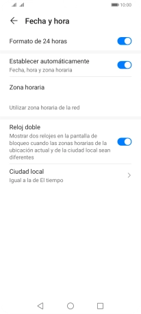 Pulsa la tecla de inicio para terminar y regresar a la pantalla de inicio.