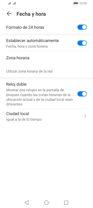 Pulsa la tecla de inicio para terminar y regresar a la pantalla de inicio.