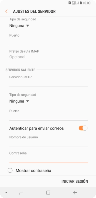 Pulsa INICIAR SESIÓN.