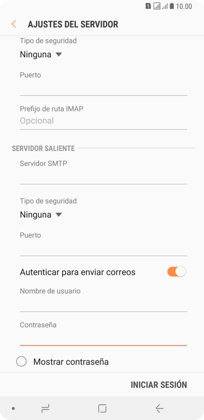 Pulsa INICIAR SESIÓN.