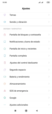 Pulsa Pantalla de bloqueo y contraseña.